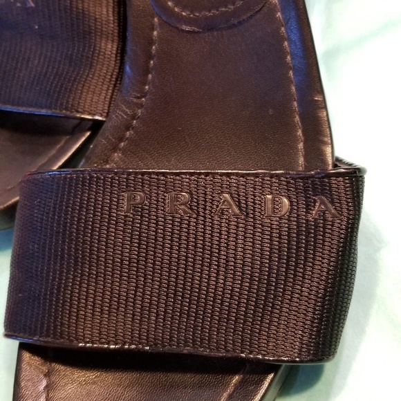 Prada Shoes - 🆕NEW PRADA MONOGRAM PATENT HEEL